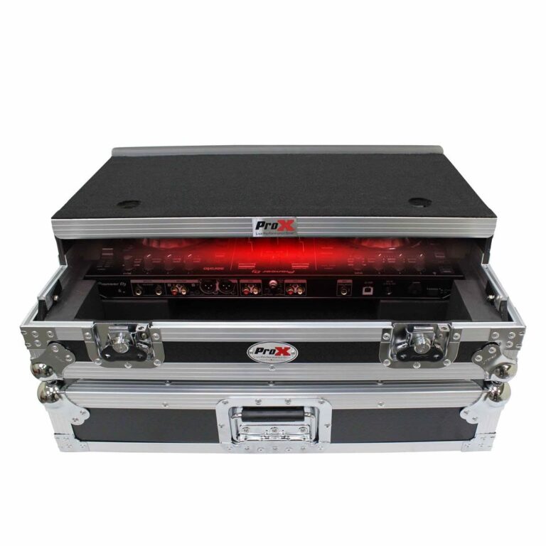 ProX XS-DDJSR2LT LED ATA Flight Case For Pioneer DDJ-SR2 DJ Controller with Laptop Shelf and LED - Image 8