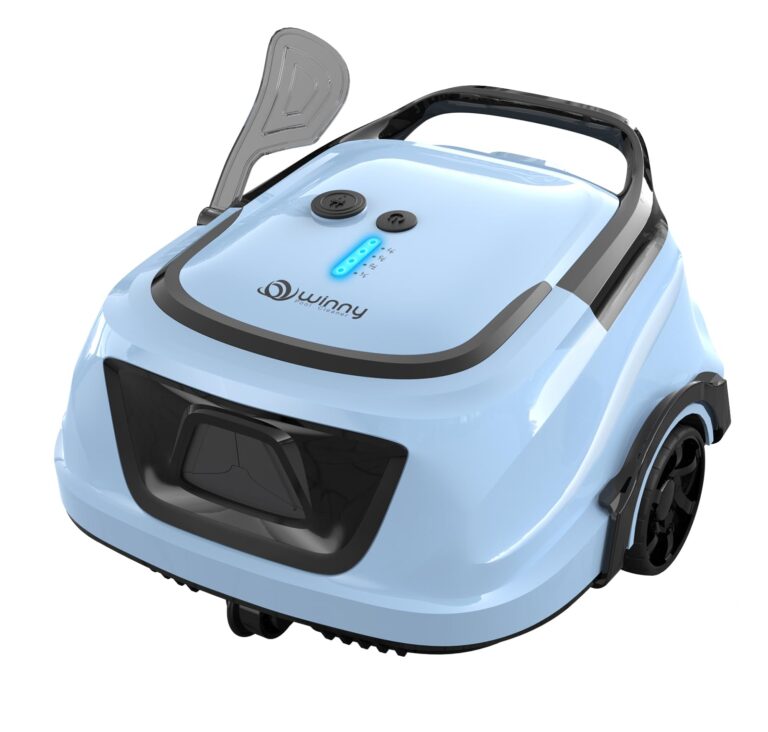 (2025 Upgraded) A1 Cordless Robotic Pool Vacuum, Automatic Pool Vacuum 120mins Running Time,Powerful Suction & Dual Filters, 2.5H Fast Charging, Ideal for Flat Above Pools Up to 1076 Sq.ft