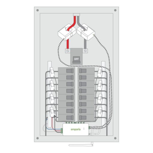 Emporia Vue 3 Commercial 3-Phase Smart Energy Monitor - Business and Home Automation Device with Real Time Electricity Usage Monitor, Power Consumption Meter, Solar and Net Metering - Image 8