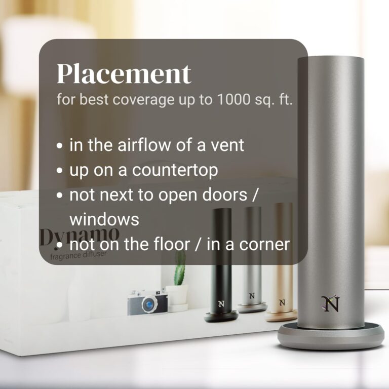 Natscent Dynamo Essential Oil Diffuser for Home with Fragrance Sample, App & Manual Control, Cold-Air Scent Diffusers for Home,Large Room, Hotel Scent Diffuser, 1000sq.ft. Titanium, Aroma Diffusers - Image 3