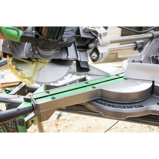 Metabo HPT Miter Saw | 8-1/2-Inch Blade | Linear Ball Bearing Slide System | C8FSES - Image 4