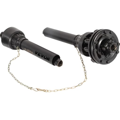 VEVOR PTO Shaft, 1-3/8" PTO Drive Shaft, 6 Spline Both Ends PTO Driveline Shaft, Series 5 Tractor PTO Shaft, 43"-57" Brush Hog PTO Shaft, Black PTO Shaft w/Slip Clutch for Bush Hog/Finish Mower - Image 2