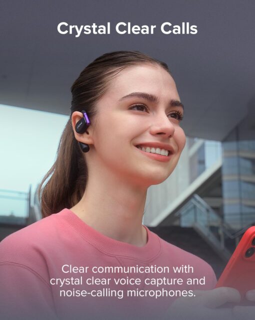 Cleer ARC II Gaming Earbuds - True Wireless Open Ear Headphones, Ultra-Low Latency, Snapdragon Sound, Bluetooth 5.3, USB-C Dongle, 35Hr Battery, Compatible with PS4, PS5, PC, Switch,White - Image 6
