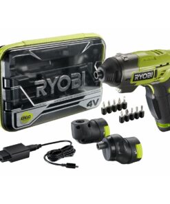 Ryobi ERGO-A2 Screwdriver 4V 5Nm 10 Bits 25mm 2 Heads 200 rpm 1x 1.5Ah