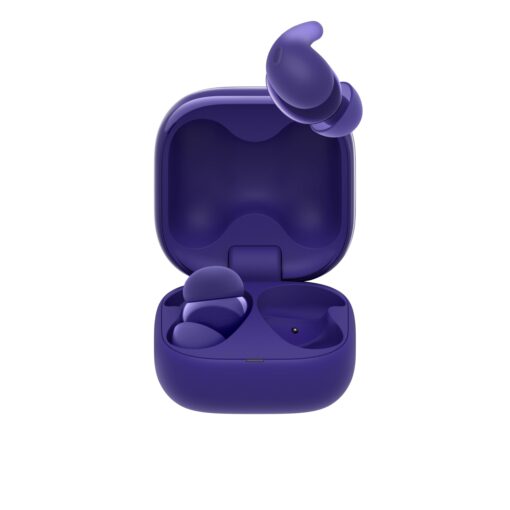 Sony LinkBuds Fit x Olivia Rodrigo Truly Wireless Noise Canceling Earbud Headphones Small & Light with Newly Developed Air Fitting Supporters, Violet (Limited Edition) - Image 9