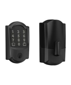 SCHLAGE BE489WB CAM 622 Encode Deadbolt Smart Lock | WiFi Touchscreen Keypad, Matte Black