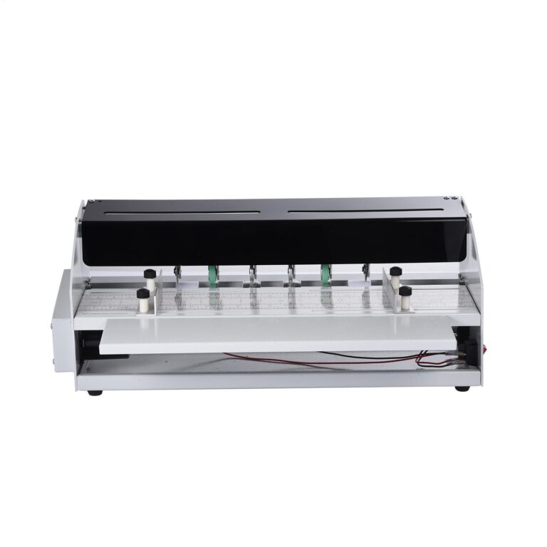 Paper Folder Machine, Multi-Function Electric Paper Cutter, Adjustable Paper Perforating Tool, Paper Cutting Device, Scrapbooking Supplies for Invitations Crafts - Image 2