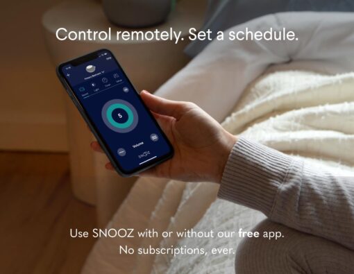 SNOOZ Original White Noise Sound Machine, SNOOZ Go Portable Noise Machine, and Travel Case Bundle - Image 7