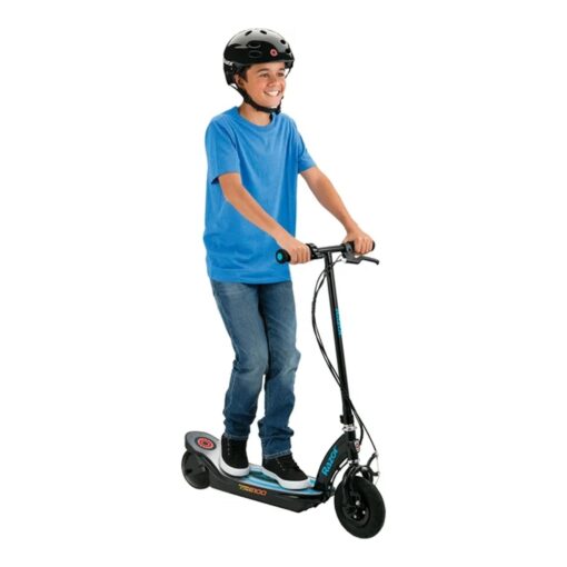 Razor Power Core E100 Electric Scooter - Aluminum Deck - Blue - Image 6