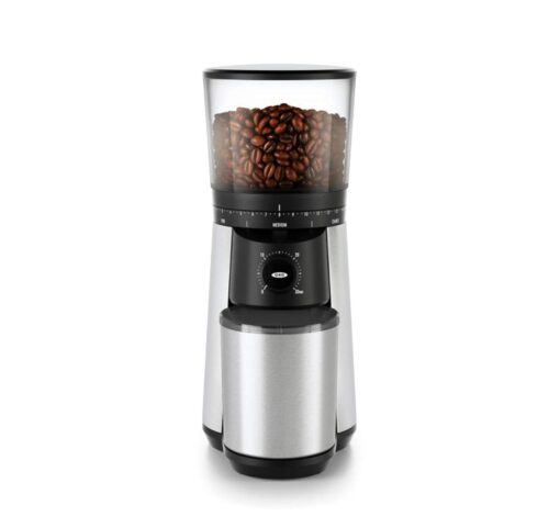 OXO BREW 9 Cup Programmable Coffee Maker Bundle BREW Conical Burr One Push Start Coffee Grinder - Stainless Steel/Black - Image 4
