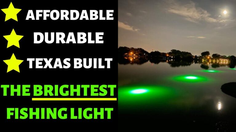 Green Blob Outdoors High Power 15000 Lumens New Fishing Underwater Light 12V with extra long 50ft Cord QD Alligator Clips & Cigarette Lighter Adapters included LED Fish Attractor, Made in Texas (50ft) - Image 9