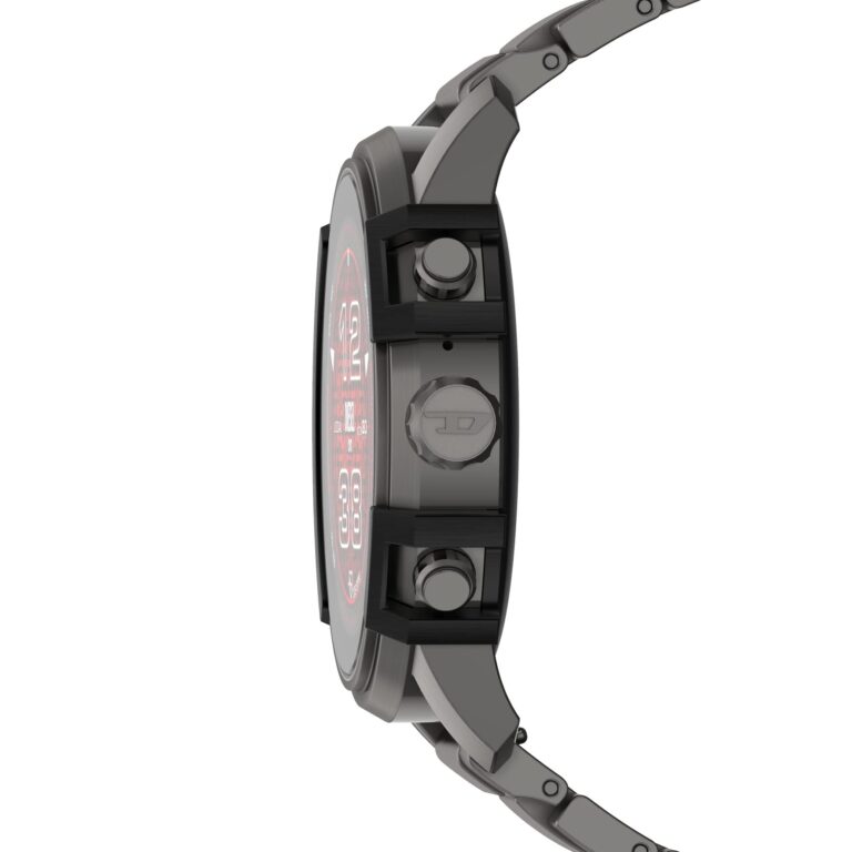 Diesel Men's Griffed Gen 6 45mm Stainless Steel Touchscreen Smart Watch, Color: Gunmetal (Model: DZT2042V) - Image 5