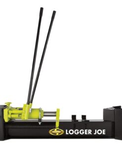 Sun Joe Hydraulic Steel Beam Log Splitter, 10 Ton Capacity Firewood Tool, Green