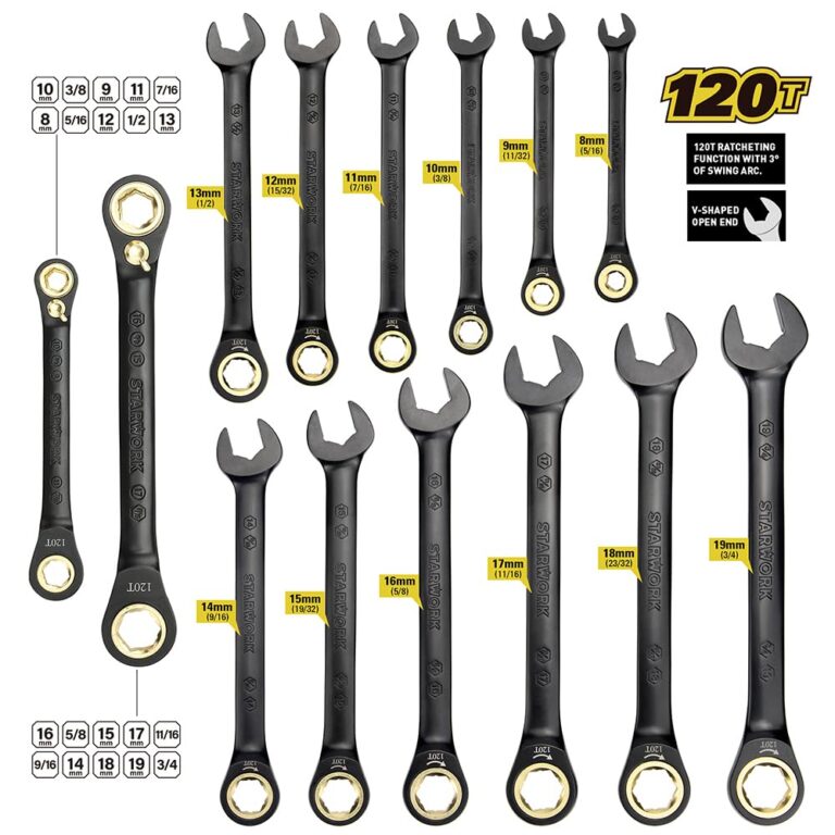 STARWORK TRUE MECHANIC 312-Piece Mechanics Tool Set and Socket Set, Professional, SAE/Metric - Image 2