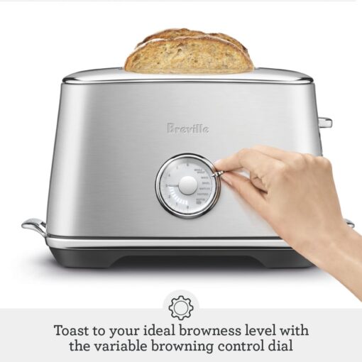 Breville Luxe Toaster 2 Slice BTA735DBL, Damson Blue - Image 5