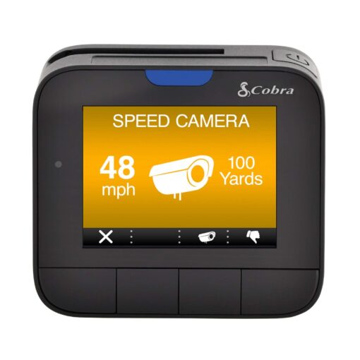 Cobra Dash Camera DASH2316D - 1080p Full HD Front Cam and 720p HD Rear Cam, 16GB MicroSD Included, iRadar Bluetooth Connectivity, Loop Recording, G-Sensor Auto Accident Detection, 2 Inch Screen, Black - Image 6