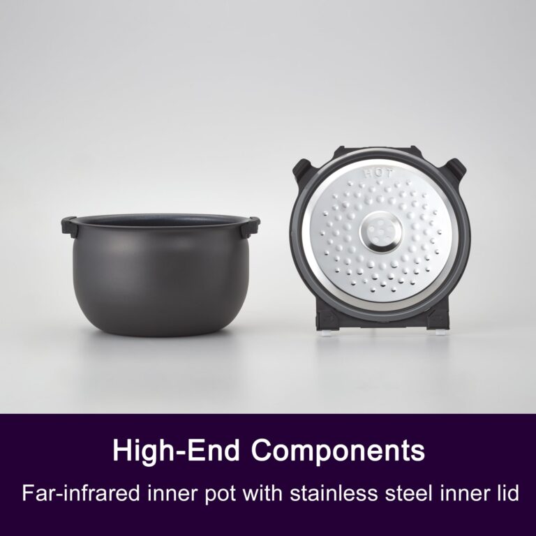 TIGER JPW-H10U 5.5-Cup (Uncooked) Induction Heating Rice Cooker and Warmer with 14-Preset Menu Settings, Mauve Black - Image 2