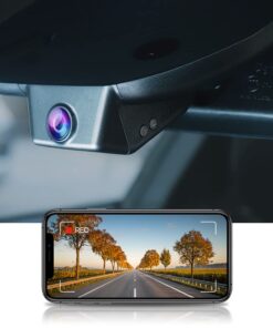 Fitcamx 4K Dash Cam Suitable for Ford Mustang 2014-2023 Ecoboost V6 GT Premium Bullitt Mach 1 (HD2-0141), OEM Look, UHD 2160P Video, WiFi & APP, G-Sensor, Loop Recording, Plug&Play, 64GB Card