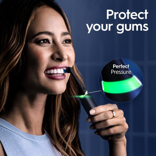 Oral-B iO Series 9 Electric Toothbrush with 4 Brush Heads, Aqua Alabaster - Image 8