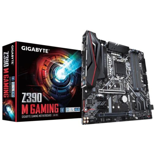 Gigabyte Z390 M Gaming (Socket 1151/Z390 Express/DDR4/S-ATA 600/Micro ATX), Black
