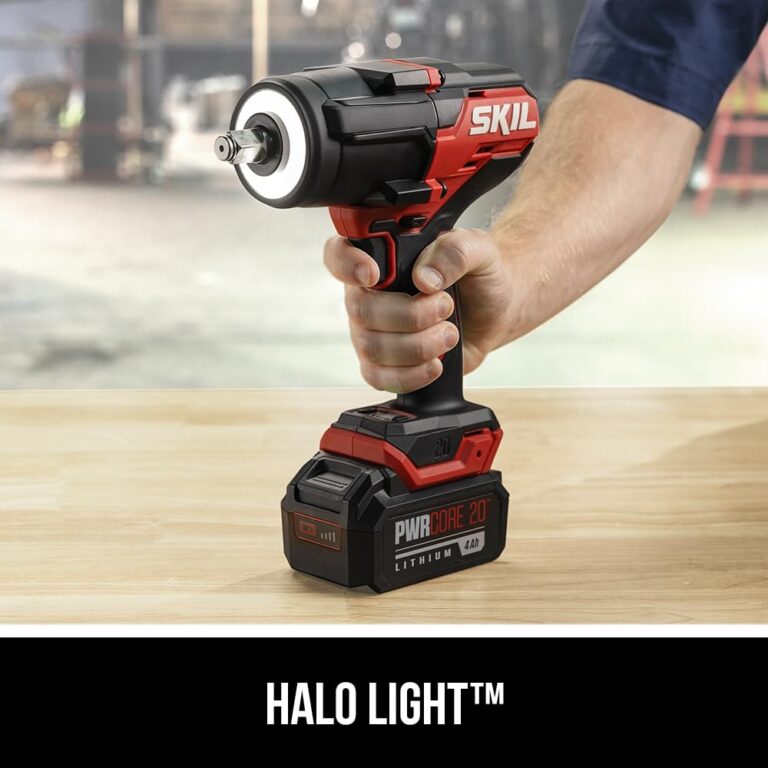 SKIL PWR CORE 20 Brushless 20V 1/2 In. Mid-Torque Impact Wrench Kit Including 4.0 Ah Battery and Auto PWRJump Charger- IW5761B-10 - Image 2