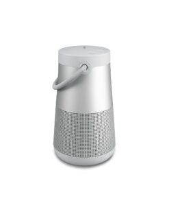 Bose SoundLink Revolve+ (Series II) Bluetooth Speaker, Portable Speaker with Microphone, Wireless and Water Resistant with 360 Degree Sound, Long Lasting Battery and Handle, Silver