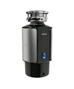 Moen GX100C Chef Series 1 HP Continuous Feed Garbage Disposal with Sound Reduction, Disposer Power Cord Included