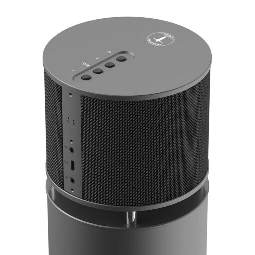ABRAMTEK 100W Bluetooth Speaker, E600 High Power Wireless Speaker with Super Bass Subwoofer and 360 Sound for Home Office Party Outdoor (Grey) - Image 6