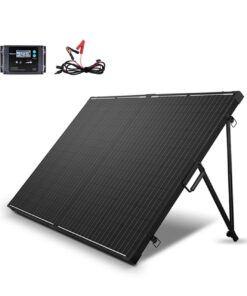 Renogy 200 Watt 12 Volt Portable Solar Panel with Waterproof 20A Charger Controller, Foldable 100W Solar Panel Suitcase with Adjustable Kickstand, Solar Charger for Power Station RV Camping Off Grid