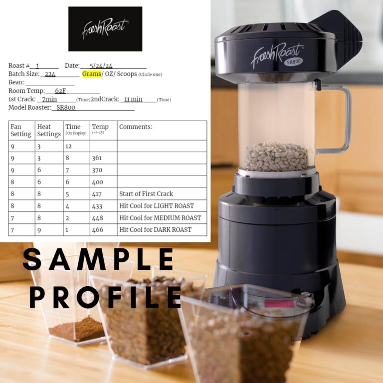 Fresh Roast SR800 Automatic Coffee Bean Roaster - Roast Coffee At Home - Variable Heat Settings - Convection Fan Control - Digital Status Display - Speed Roasting System - The Freshest Roast On Earth - Image 2