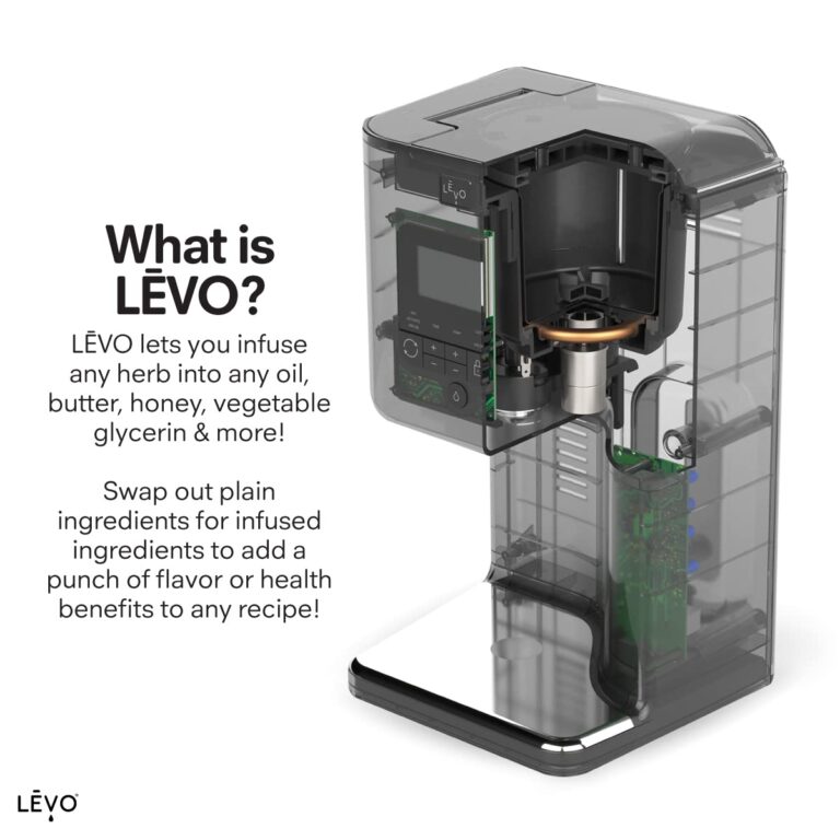 LEVO II - Herbal Oil Infusion Machine - Botanical Extractor - Herb Dryer, Decarboxylator, & Oil Infuser - Easy Edible Infusion Maker - for Tinctures, Infused Gummies, Brownies, & More - Honey Cream - Image 6