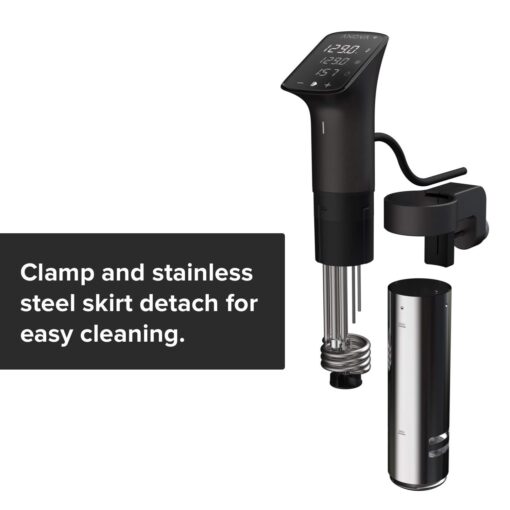 Anova Culinary Sous Vide Precision Cooker Pro, 1200 Watts, Black and Silver - Image 2
