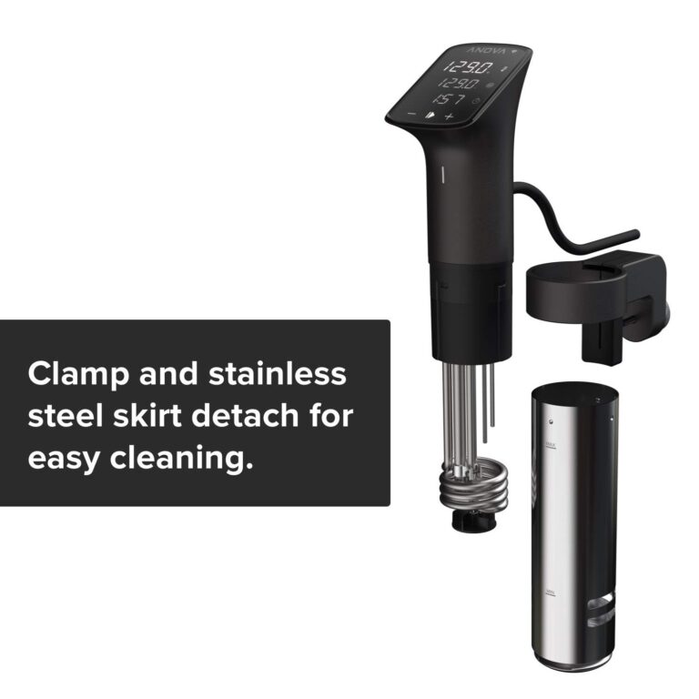Anova Culinary Sous Vide Precision Cooker Pro, 1200 Watts, Black and Silver - Image 2