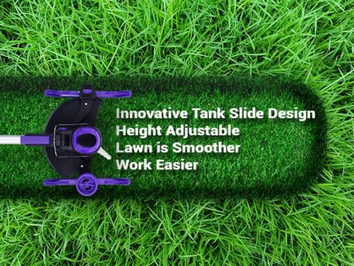 YardEz Electric Weed Wacker, YardEz Battery Operated Weed Eater with Tank Wheel, Edger/Trimmer/Cutter 3 in 1, Nylon/Steel/Saw Blade (One 2.5Ah Battery) - Image 7