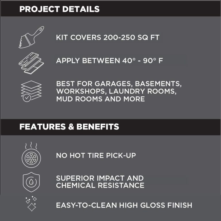 Rust-Oleum 60007 Rocksolid Polycuramine Garage Floor Coating, Tan, 1 Car Kit - Image 6
