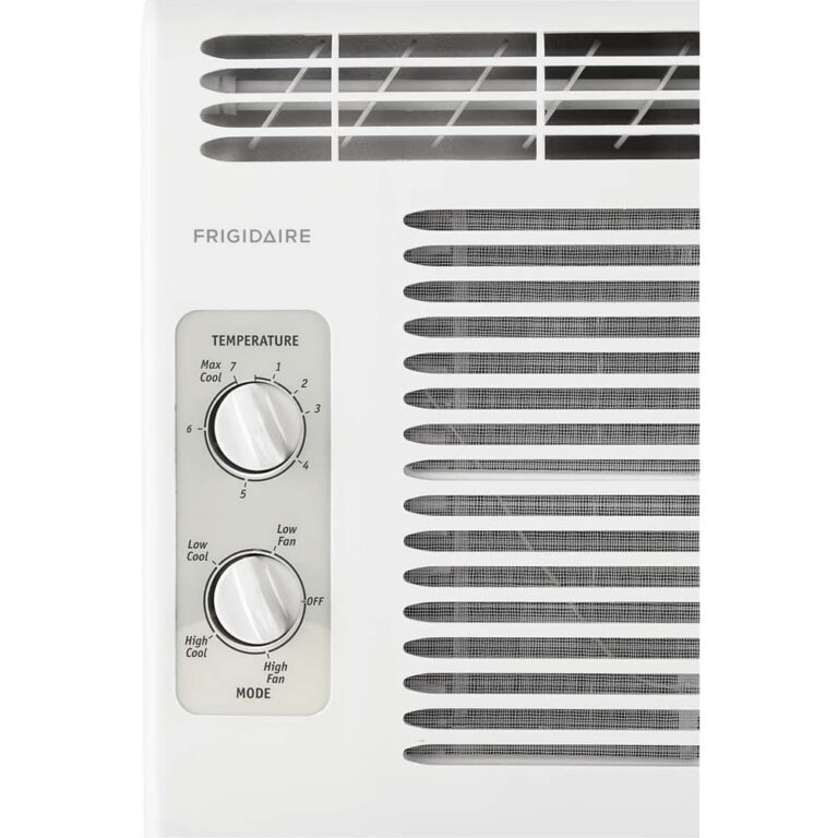 Frigidaire FFRA051WAE Window-Mounted Room Air Conditioner, 5,000 BTU with Temperature Control and Easy-to-Clean Washable Filter, in White - Image 5