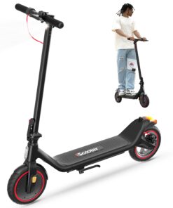 iScooter Electric Scooter, 18 Miles Long Range, 15.6 Mph Top Speed, Commuting Electric Scooter with Cuise Control, Double Braking Systems E Scooter for Adults and Teens - i8L