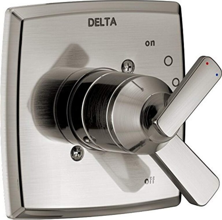 Delta Faucet Ashlyn 17 Series Dual-Function Shower Handle Valve Trim Kit, Stainless T17064-SS (Valve Not Included)