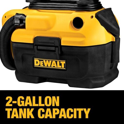 DEWALT 20V MAX Wet/Dry Vacuum, Cordless and Corded, Versatile Power Source, Portable Shop Vacuum, Tool Only (DCV581H) - Image 4