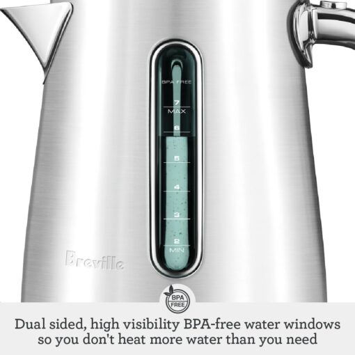 Breville BKE845DBL Smart Kettle Luxe Water Heater, 7 Cup, Damson Blue - Image 3