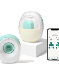 Willow Go - Hands Free Breast Pump - Wearable Breastfeeding Pump - Portable, Electric, Cordless, 9 Levels of Hospital Grade Suction Strength, App Compatible & Fits Fully in Bra - Postpartum Essentials