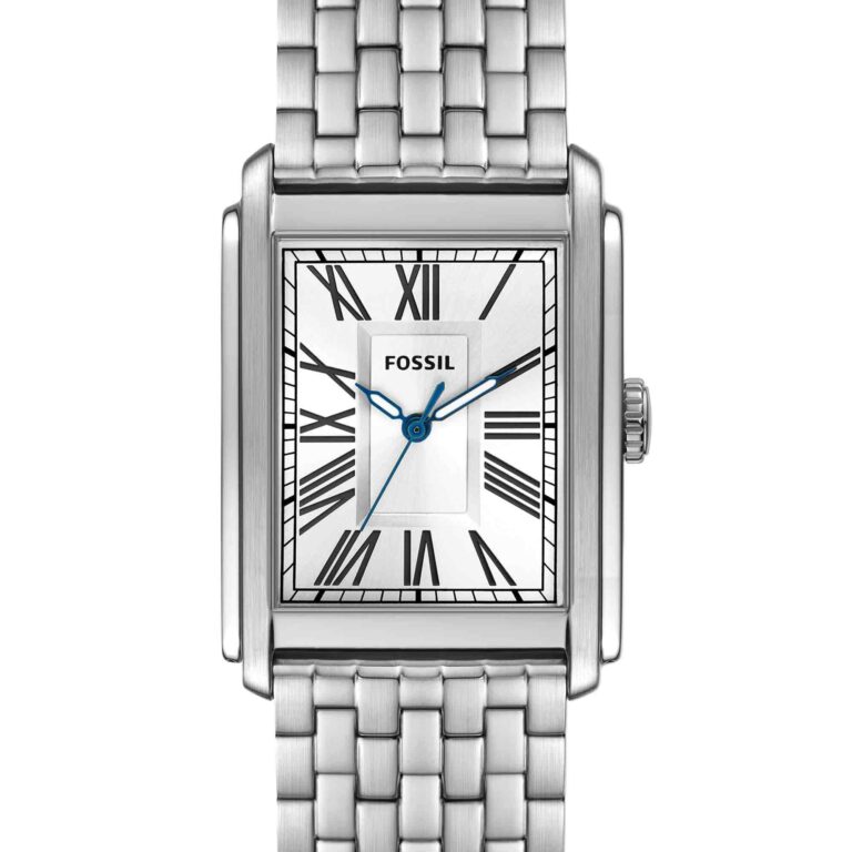 Fossil Men's Carraway Quartz Stainless Steel Three-Hand Watch, Color: Silver (Model: FS6008) - Image 5