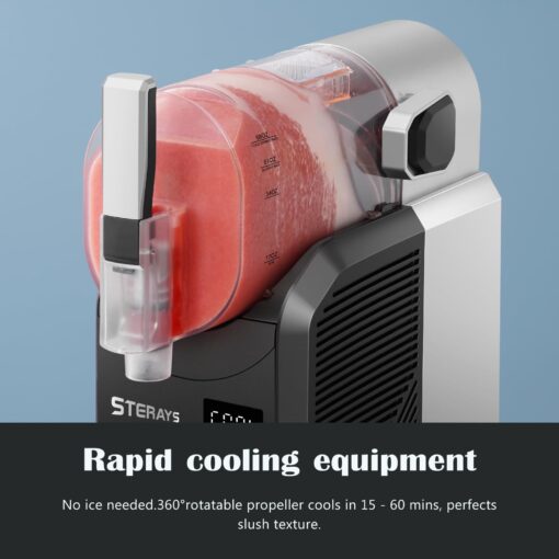 STERAYS Slushie Machine,Slushy Machine for Home,6 Preset Programs,Auto Cleaning,No Ice Needed, Frozen Drink Maker for Milk Shakes,Frappe,Margarita Smoothie,Slush,and more - Image 3