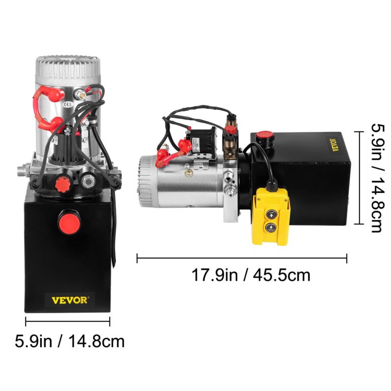 Vevor Hydraulic Pump 4 Quart Double Acting for Dump Trailer Car Lifting - Image 9