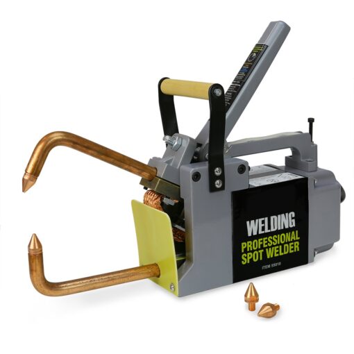 Stark USA Portable Spot Welder 1/8" Electric Handheld Welding Tip Gun Metal Sheet, Spot Welding Machine for Carbon Steel and Aluminum Sheet, 220V