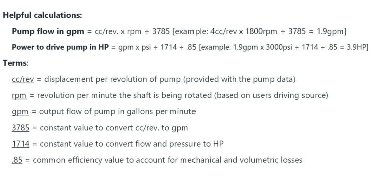 Hydraulic Gear Pump Sizes from 0 to 18 gpm 3625psi SAE A Flange Side Ports CW-Rotation (Shaft: 3/4" diameter keyed, 23cc: 15gpm at max. rpm) - Image 4