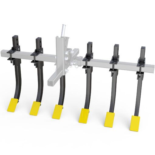 YITAMOTOR ATV/UTV Plow Implement Cultivator with 6 Scarifier Shank Fits for YITAMOTOR ATV/UTV Manual Implement Lift