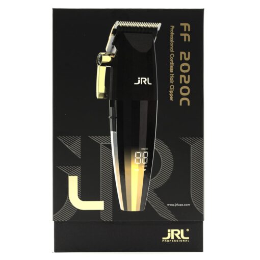 Amazon Series JRL Fresh Fade 2020C-G Clipper - Professional Hair Clippers w/Cool Blade Technology for Men's Grooming - Rechargeable Clippers w/LCD Display and Corrosion Proof (Gold) - Image 4