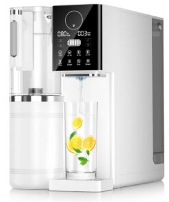 Reverse Osmosis Water Filter, Water Purifier, 8-Stage RO Filtration System, Portable Water Purifier Countertop, White