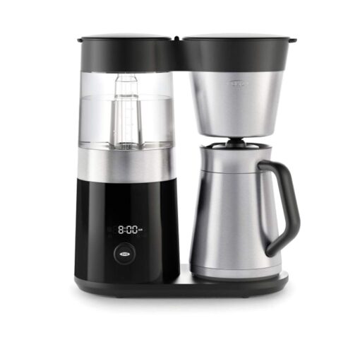 OXO BREW 9 Cup Programmable Coffee Maker Bundle BREW Conical Burr One Push Start Coffee Grinder - Stainless Steel/Black - Image 5